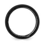 Silicone Black and Grey Camouflage 8.7mm Domed Band Size 8