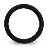 Silicone Black with Grey Line Center 7.5mm Flat Band Size 11