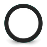 Silicone Black with Removable Green Center 8mm Band - SL-C489601C-2884