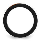 Silicone Black with Removable Orange Center 8mm Band - SL-98AD2CB3-6012
