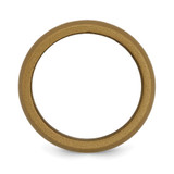 Silicone Bronze Metallic 8.7mm Domed Band Size 10