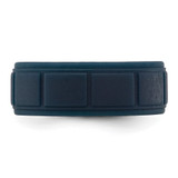 Silicone Dark Blue 8mm Grid Pattern Band - SL-88D6C05F-9024