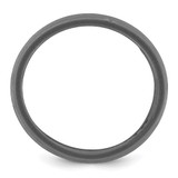 Silicone Dark Gray 8.50mm Grooved Band - SL-D561D837-1639