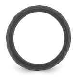 Silicone Dark Grey 8.50mm Hammered Band - SL-5A6EF52D-4979