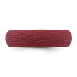 Silicone Dark Red 5.70mm Wood Grain Pattern Band - SL-917ED513-4118