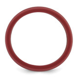 Silicone Dark Red 8.70mm Flat Edge Band - SL-49772F00-5525