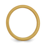 Silicone Gold Metallic 5.7mm Domed Band Size 6