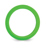 Silicone Green 8mm Domed Band Size 8