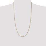 14K 28 inch 1.4mm Box with Lobster Clasp Chain