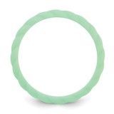 Silicone Light Mint Green 3mm Braided Band - SL-6B64D8EF-6195