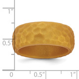 Silicone Metallic Gold 8.50mm Hammered Band - SL-C4E11F8A-3878
