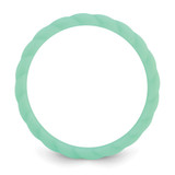 Silicone Mint Green 3mm Braided Band - SL-281FE0C7-8114