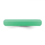 Silicone Mint Green 4mm Ridged Edge Band - SL-4E6C20D0-5527