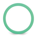 Silicone Mint Green 4mm Ridged Edge Band - SL-8F7B6397-9667