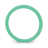 Silicone Mint Green 5.7mm Domed Band Size 6