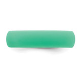 Silicone Mint Green 5.7mm Domed Band Size 6