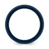 Silicone Navy Blue 8.7mm Domed Band Size 11