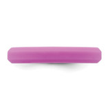 Silicone Purple 4mm Ridged Edge Band - SL-B3A78039-4122