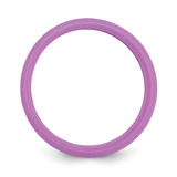 Silicone Purple 5.7mm Domed Band Size 6
