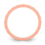 Silicone Rose Pink 3mm Braided Band - SL-9F7B61BB-7828