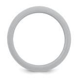 Silicone Silver Metallic 8mm Band - SL-BEEC40CE-5978
