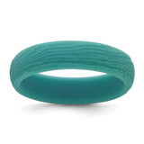 Silicone Steel Blue 5.70mm Wood Grain Pattern Band - SL-AC174BC8-2231