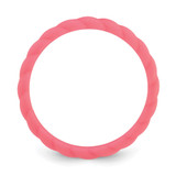 Silicone Watermelon Pink 3mm Braided Band - SL-250C5EC7-1543