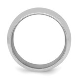 SS Rhodium-plated 10mm Comfort Fit Size 9 Band