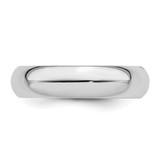 SS Rhodium-plated 5mm Comfort Fit Size 12 Band