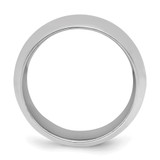 SS Rhodium-plated 9mm Comfort Fit Size 7 Band