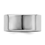SS Rhodium-plated 9mm Flat Size 9 Band