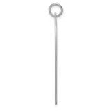 SS Rh-plt Engraveable Heart Polished Front/Satin Back Disc Charm - QM-B50231B9-5738