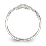 Sterling Silver & CZ Polished Mom Ring - QR-5C72F772-4692
