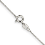 Sterling Silver .6mm 8 Sided Diamond-cut Mirror Box Chain - QP-6848182F-3918