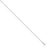 Sterling Silver .6mm Box Chain Anklet - QB-6CFCD9F8-6651