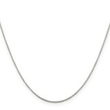 Sterling Silver .6mm Mirror Box Chain - QP-C11C7A7E-4577