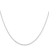 Sterling Silver .6mm Oval Box Chain - QP-C014A989-5728