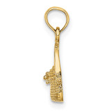 14K 2-D Nantucket Basket Charm - K7-DB1F2DF7-1861