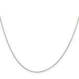 Sterling Silver .95mm Round Franco Chain w/4in ext.