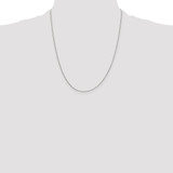 Sterling Silver .95mm Round Franco Chain w/4in ext.