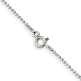 Sterling Silver 1.05mm Square Fancy Beaded Chain - QP-6027B3C2-6548