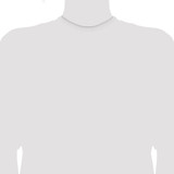 Sterling Silver 1.10mm Forzantine Cable Chain - QP-B23332BE-6313