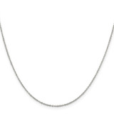 Sterling Silver 1.10mm Forzantine Cable Chain - QP-EECE732B-3487