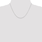 Sterling Silver 1.10mm Forzantine Cable Chain w/2in ext.