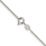 Sterling Silver 1.15mm 8 Sided Diamond-cut Box Chain - QB-C12AE393-6502