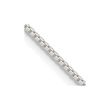 Sterling Silver 1.25mm 8 Sided Diamond-cut Box Chain - QB-A029B300-7725
