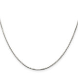 Sterling Silver 1.25mm Box Chain - QB-C71EA84F-6102