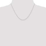 Sterling Silver 1.25mm Cable Chain w/2in ext.