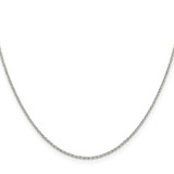 Sterling Silver 1.25mm Diamond-cut Forzantine Cable Chain - QP-C2C9C378-7497