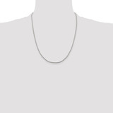 Sterling Silver 1.25mm Diamond-cut Round Franco Chain - QF-E10B688E-6482